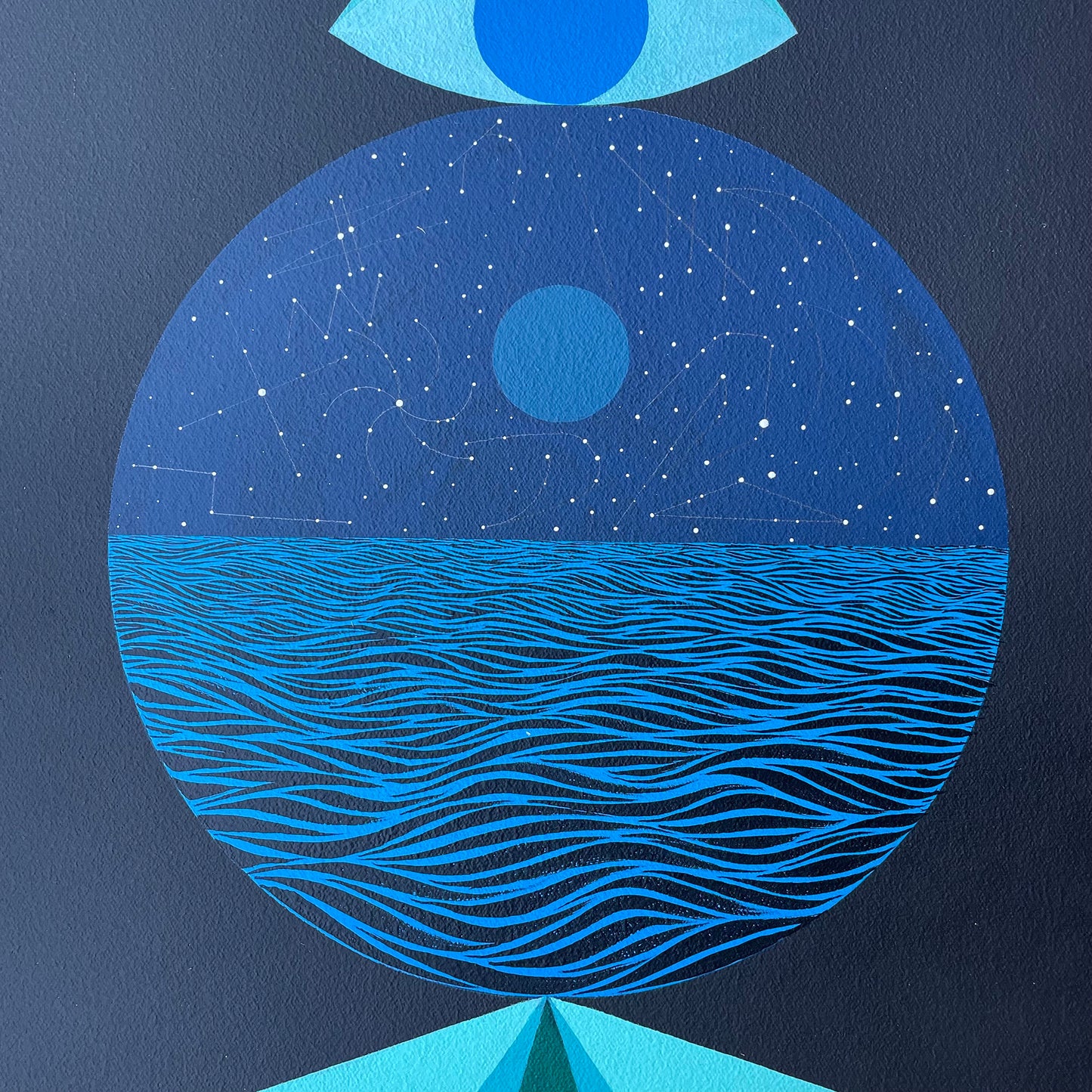 The Quiet of Night Cool Blue Light