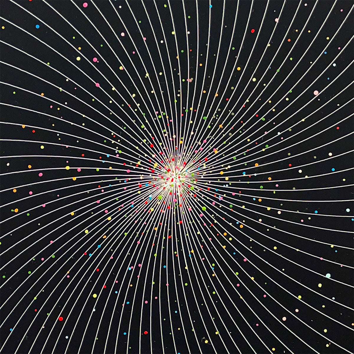 THE CURVING OF SPATIAL DIMENSION Original Artwork by Mark Warren Jacques