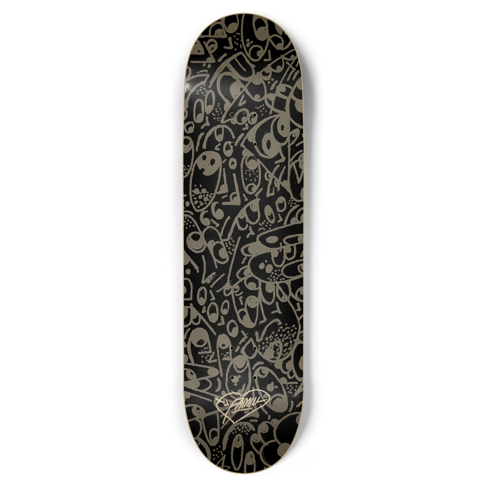 CHANT FAMILY FACES 8.75 OG Popsicle Skateboard Deck