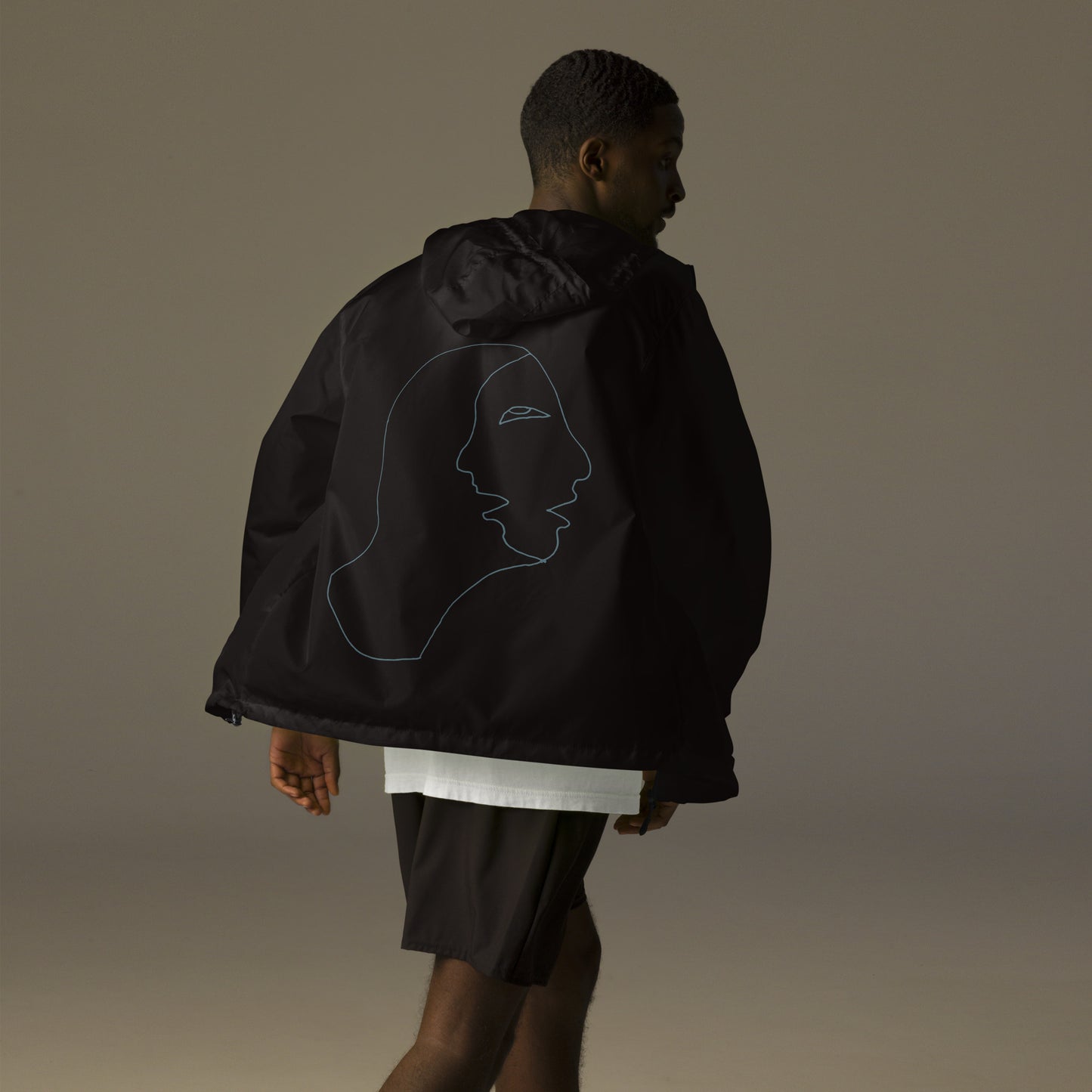 Erik Railton TWO FACE Ultra Lightweight Rain-Resistant Jacket